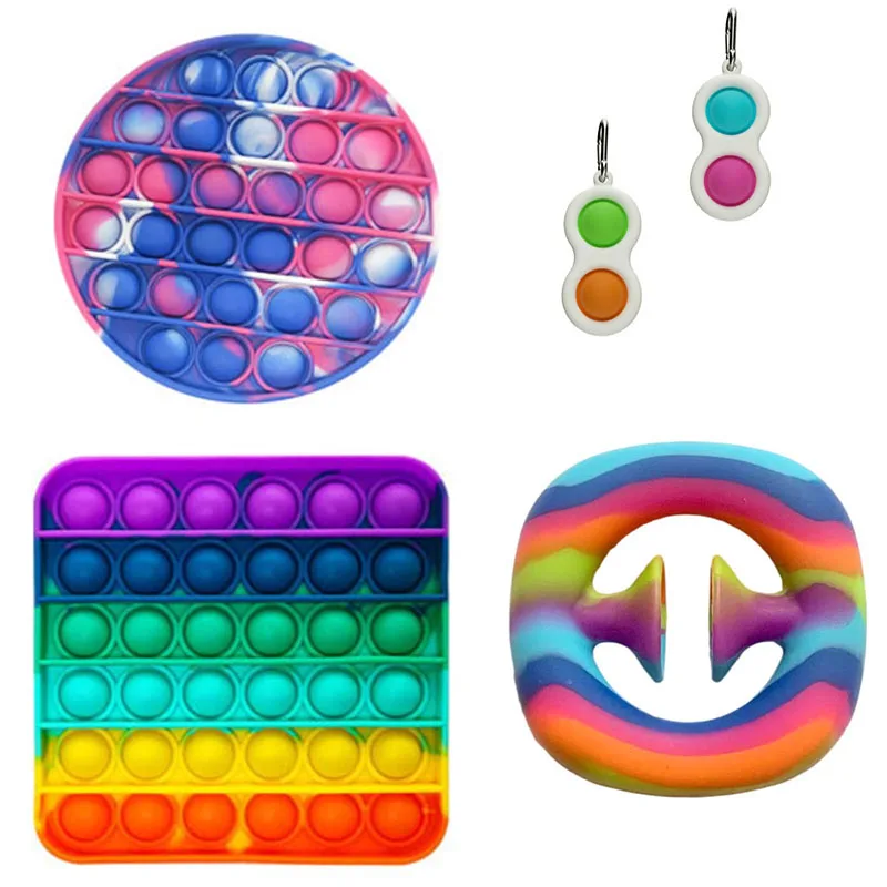 

Fidget Toys Pack Anti Stress Set Kawaii Gift Toys Box Children Simple Dimple Antistress Relief Figet Toys Pakket Kit Dropship