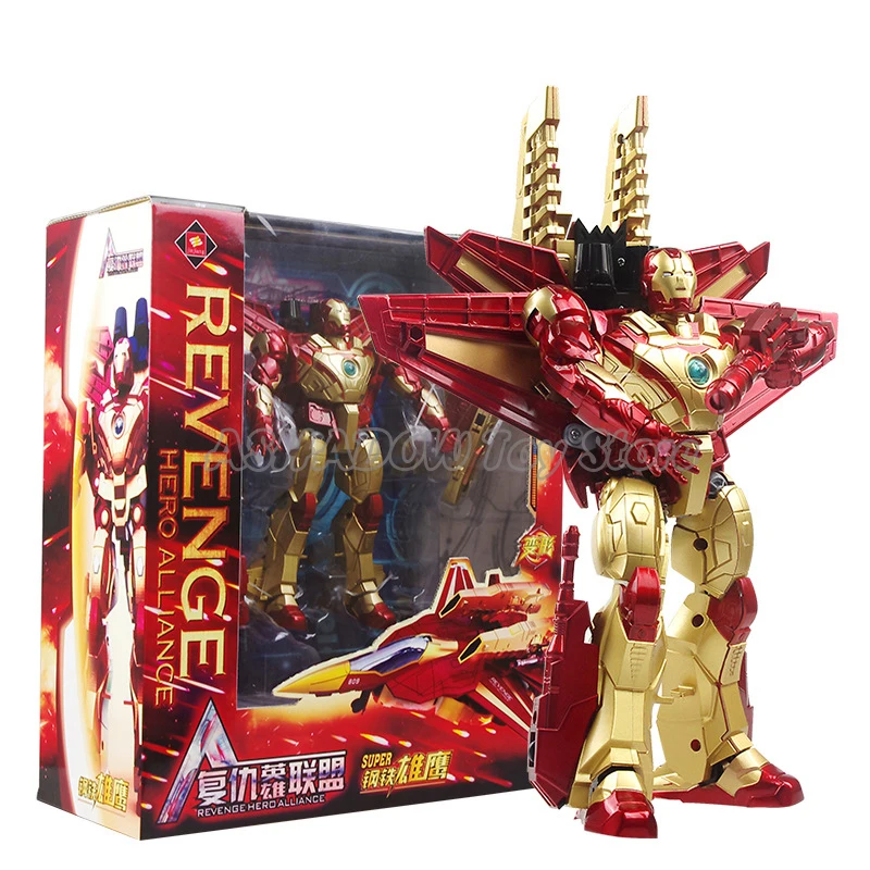 26 см! Деформационный робот самолет Marvel Железный человек капитан фигурки модель