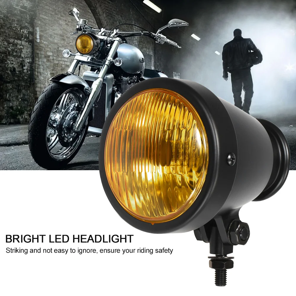 12V Универсальный Новый мотоциклетный светодиодный налобный фонарь передние фары