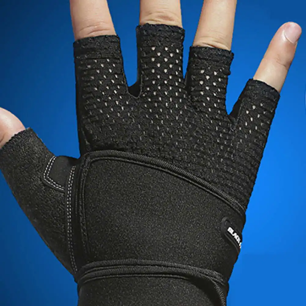 1 пара перчаток для тяжелой атлетики противоскользящие Спортивные Перчатки