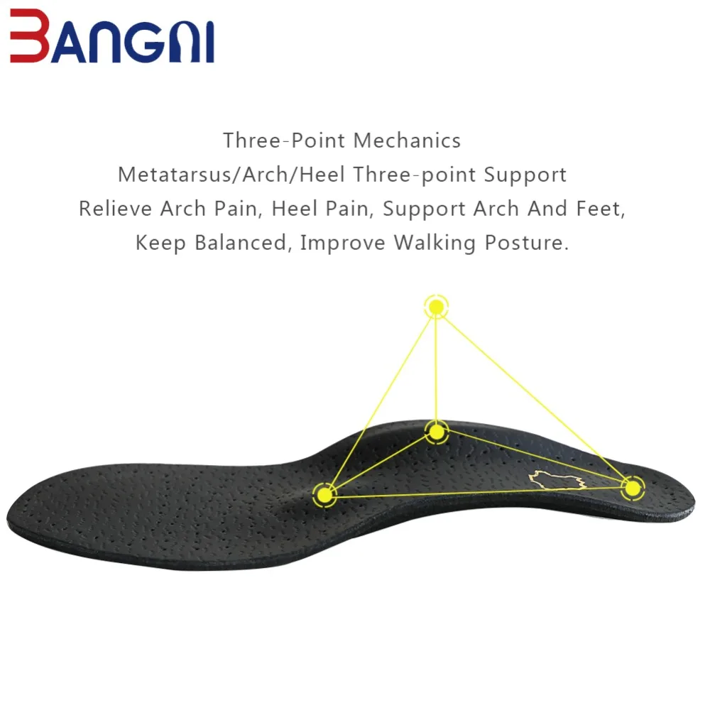 3ANGNI кожа IInsoles для обуви Arch геля Поддержка стелька на Плоском Каблуке Обувь ног