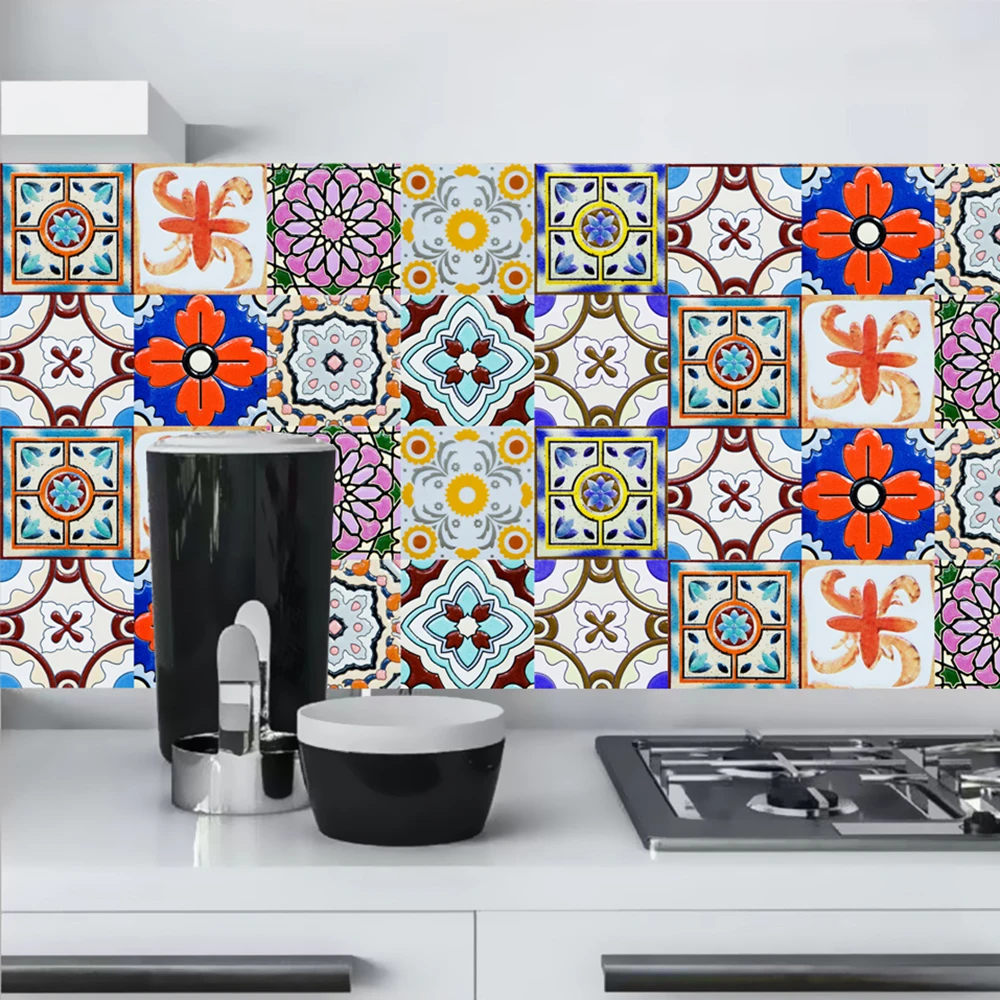 10 шт. самоклеящиеся наклейки для плитки из ПВХ |