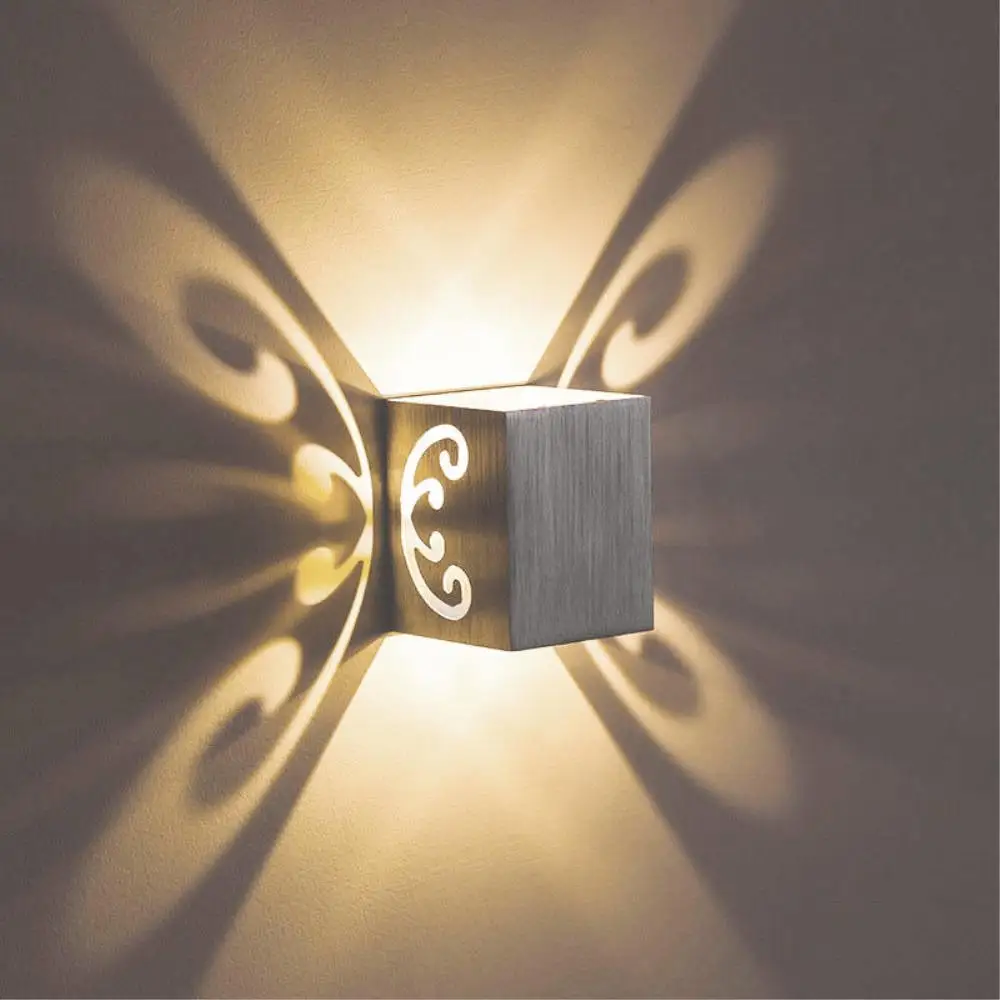

Светодиодный светильник-бабочка 3 Вт, встроенный бра для дома, гостиной, спальни, прикроватный светильник задний коридор, лестница, фойе, про...