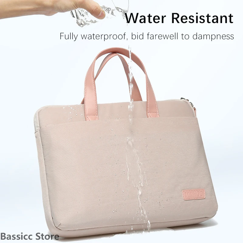 

Laptop Bag 13.3 14 15.6 inch Waterproof Notebook Bag Sleeve For Macbook Huawei Case Air Pro 13 15 16 Shoulder Handbag Briefcase