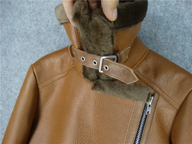 Брендовое Женское пальто из овечьей кожи 2020 100% шерсти кашемировая подкладка