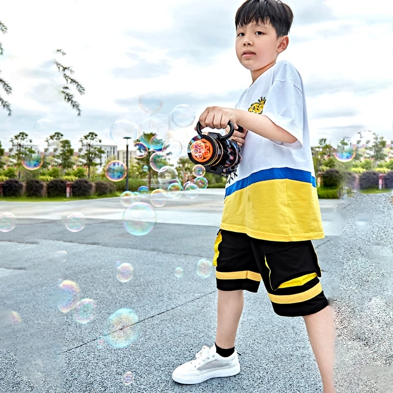 

5 Hole Plus Capacity Bubble Maker Wedding Gift Outdoor Game Toys Bubble Machine M15