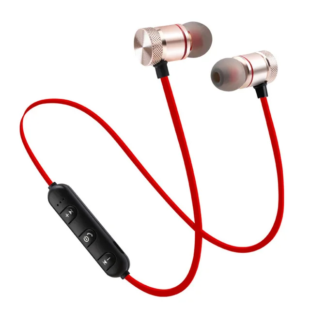 Only Earphone Наушники в ухо беспроводные Bluetooth наушники с микрофоном наушники гарнитура с шейным ободом спортивные наушники для телефона - Цвет: Only Earphone