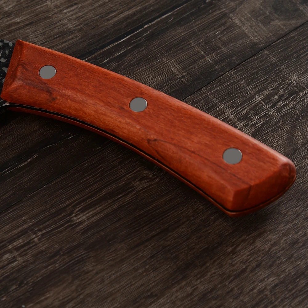 8 дюймов Kiritsuke нож для выживания полный Tang Кливер шеф-повара кованые столовые