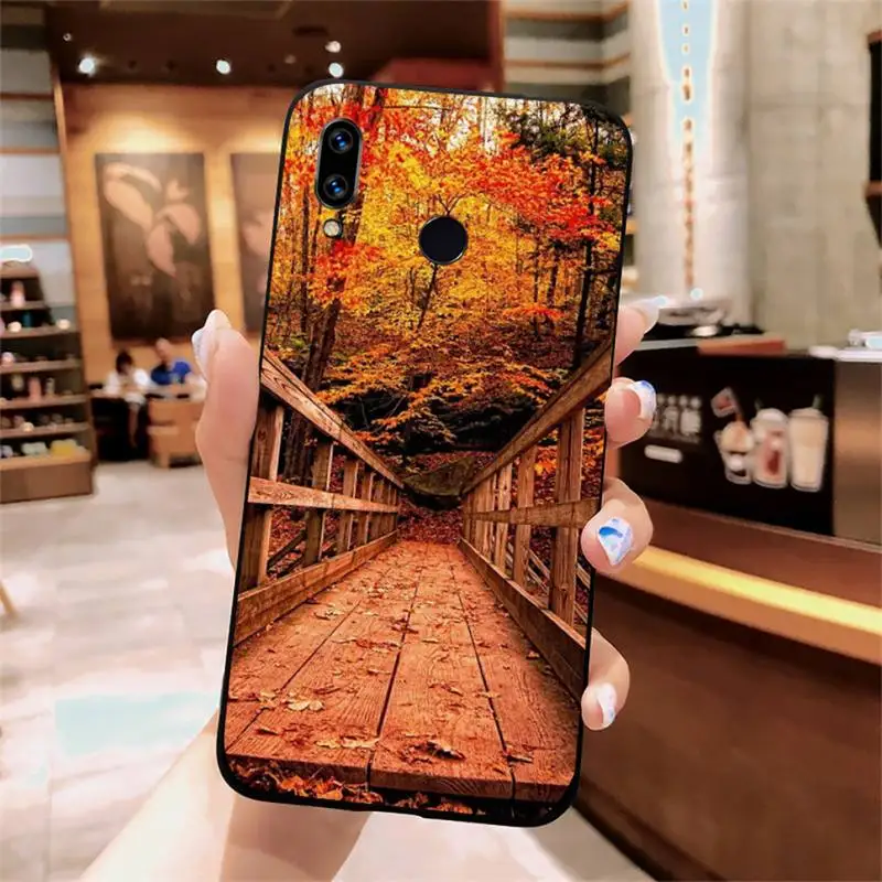 

Autumn Breeze Fallen leaves Phone Case For Xiaomi Redmi note 7 8 9 t k30 max3 9 s 10 pro lite