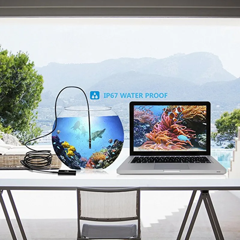 HD 720P Wifi эндоскоп беспроводной промышленный бороскоп камера 8 мм объектив с белым