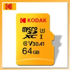 Карта памяти KODAK, высокоскоростная карта Micro SD, 128 ГБ, 256 ГБ, 32 ГБ, 16 ГБ, 64 ГБ, класс 10, A1, U3, TF-карты