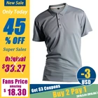 Быстросохнущая рубашка-поло, мужская, летняя, парная, повседневная, короткая, мужская, модная, качественная, мужская, женская, Спортивная, топ, 2019, новая, приталенный Размер S-4XL