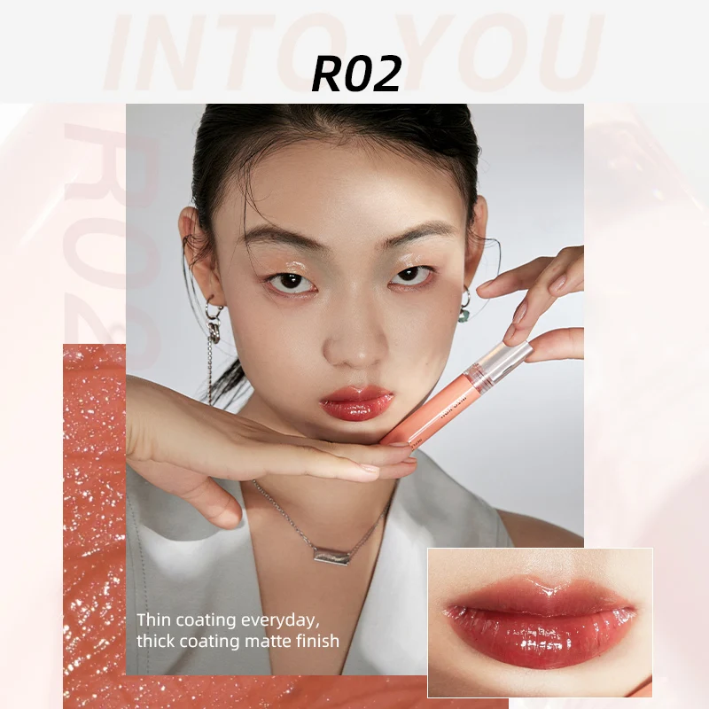 INTO YOU Water Reflecting Lip Tint (the AEROBIC series) Moisturizing Lip Gloss Long Lasting Lipstick LIP CLAY Women’s Cosmetics