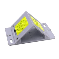 angle measurement plaquette with 2 target reflectors 40 x 40 mm for total station mini prism optical prism