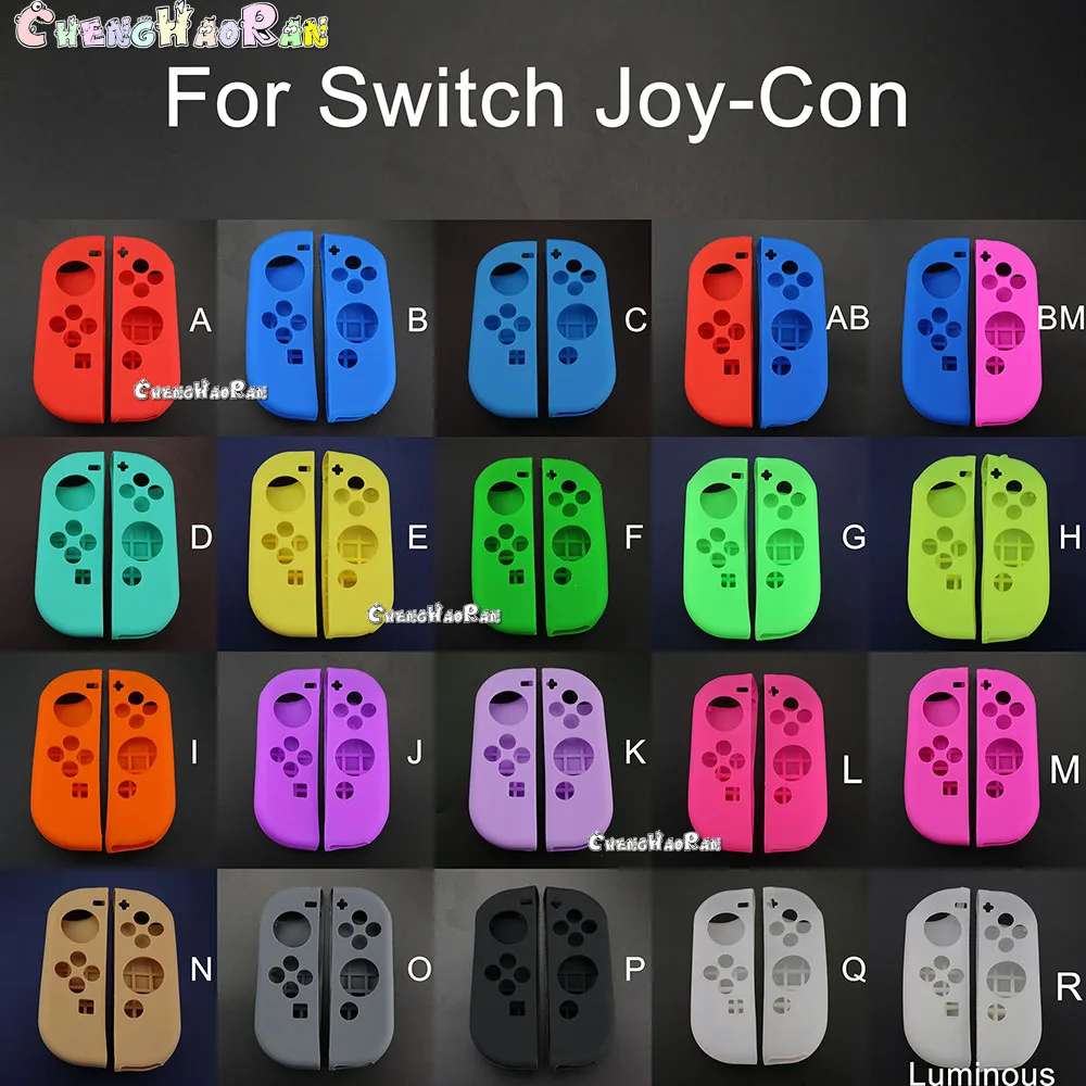 1 Набор 18 цветов на выбор защитный чехол для Joycon гелевая защита контроллеров Nintendo