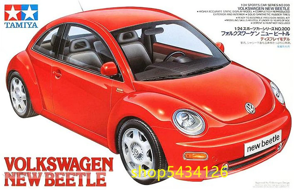 

Tamiya 24200 моделирующие игрушки масштаб 1:24 Volkswagen-Beetle автомобильные сборные наборы игрушка для детей подарок и взрослых