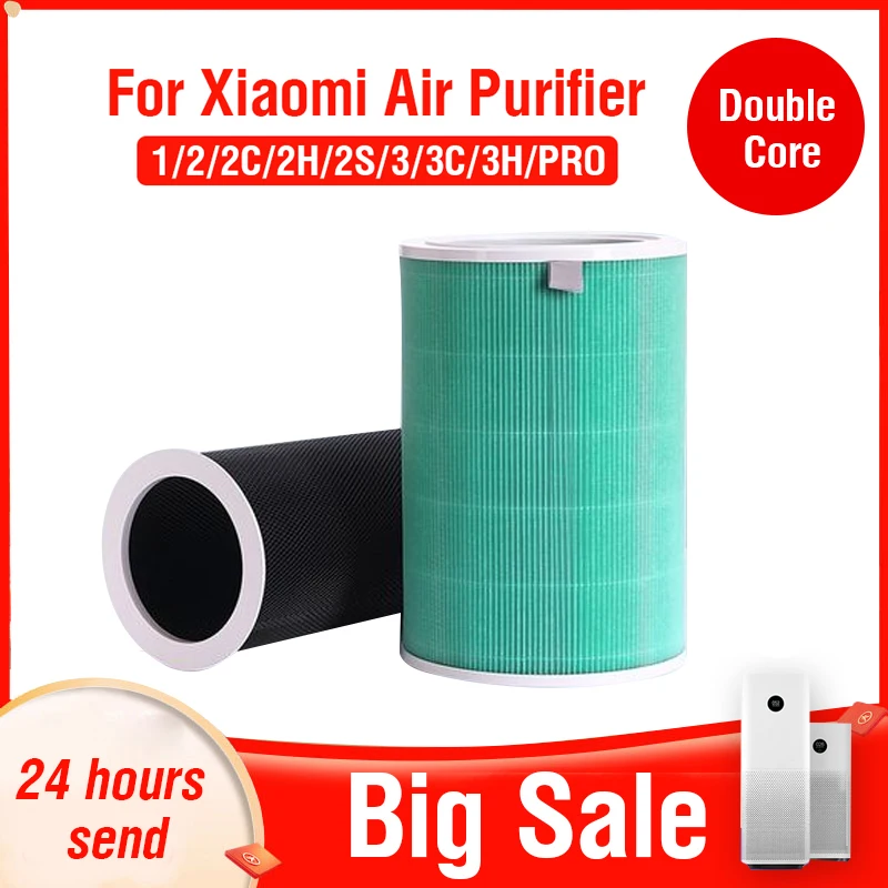 Hepa Activated Carbon Filter for Xiaomi Air Purifier 2 2C 2H 2S 3 3C 3H Pro PM2.5 Hepa Filter Xiaomi Air Purifier 2S Filter mexi air purifier hepa filter cartridge carbon fiber formaldehyde removal for original xiaomi oled display smart air purifier 2s