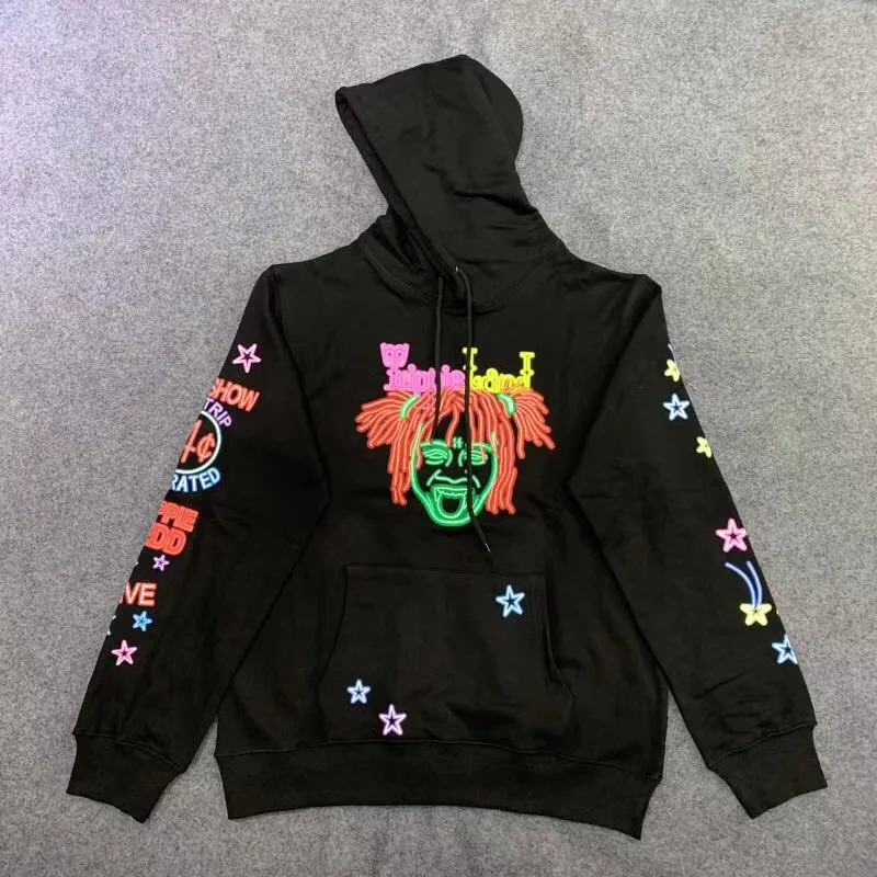 Толстовки Trippie Redd Merch Trippieland для мужчин и женщин, 1:1, высокое качество, Толстая Толстовка с капюшоном с изображением пиратского корабля Trippie Redd Merch Trippieland