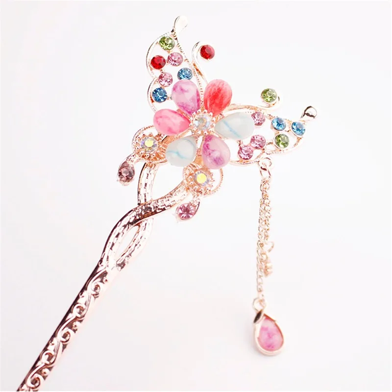 Новый популярный металлический резной головной убор для невесты китайский