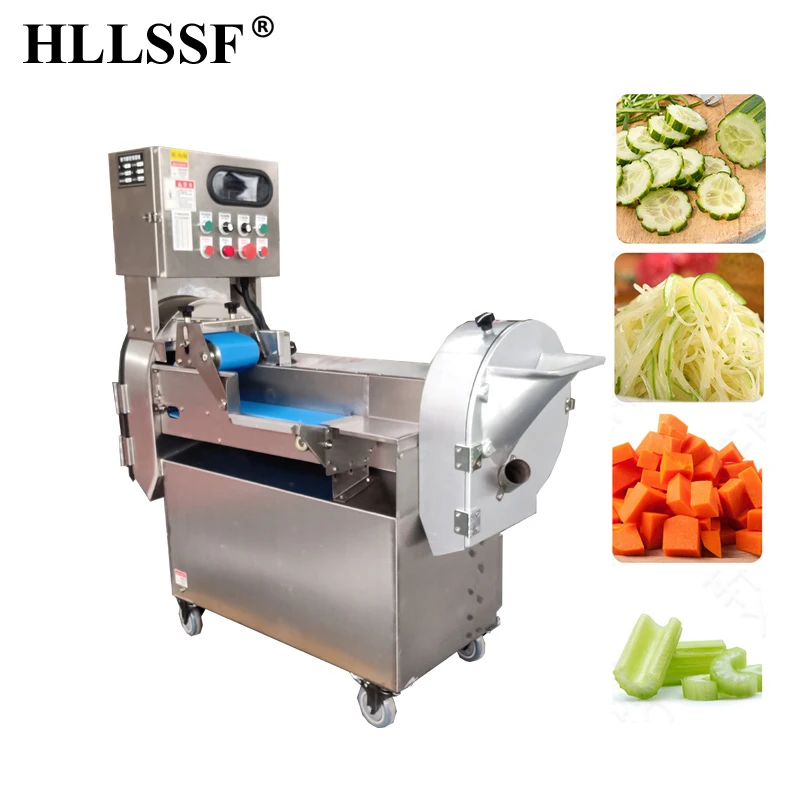 

Stainless Steel Vegetable Cutter Machine Electric Slicer Cabbage Celery Scallion Shredder Dicing Machine Onion Cutter Machine