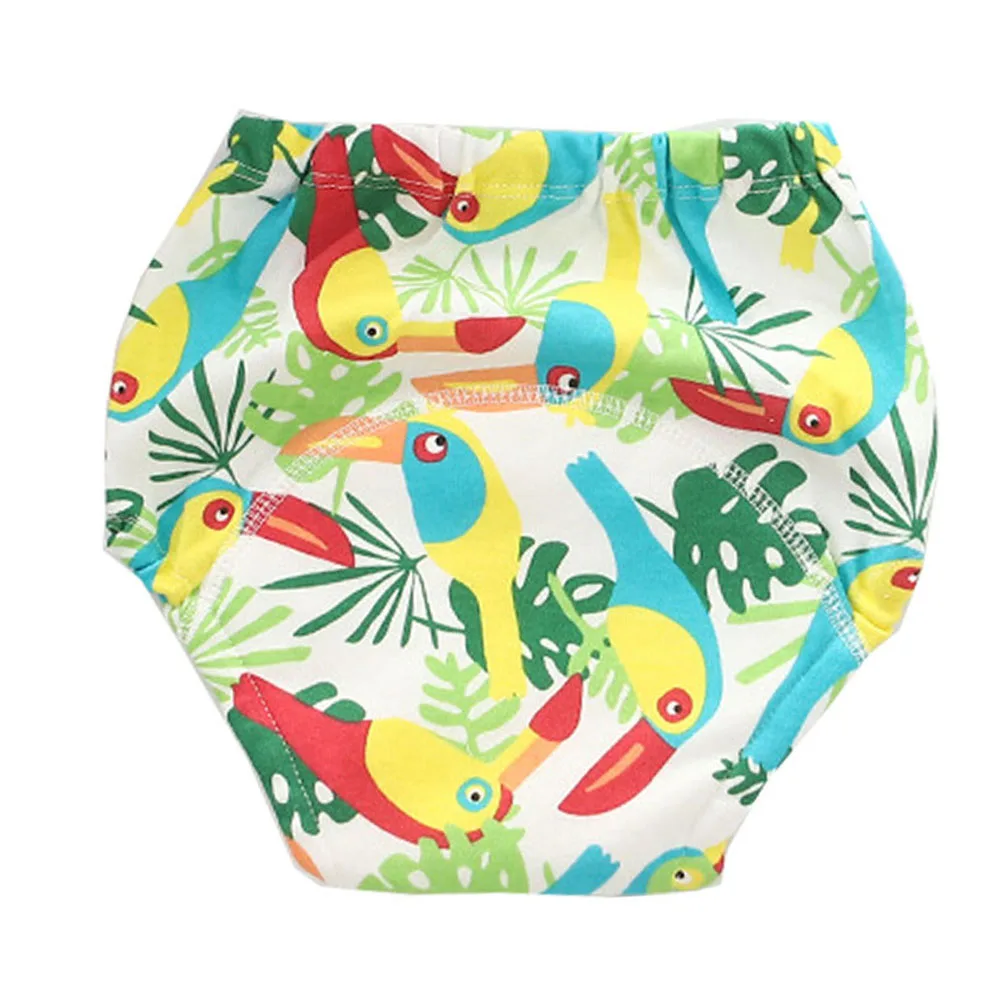 6 слойные хлопковые Многоразовые Детские тренировочные штаны для горшка рисунок