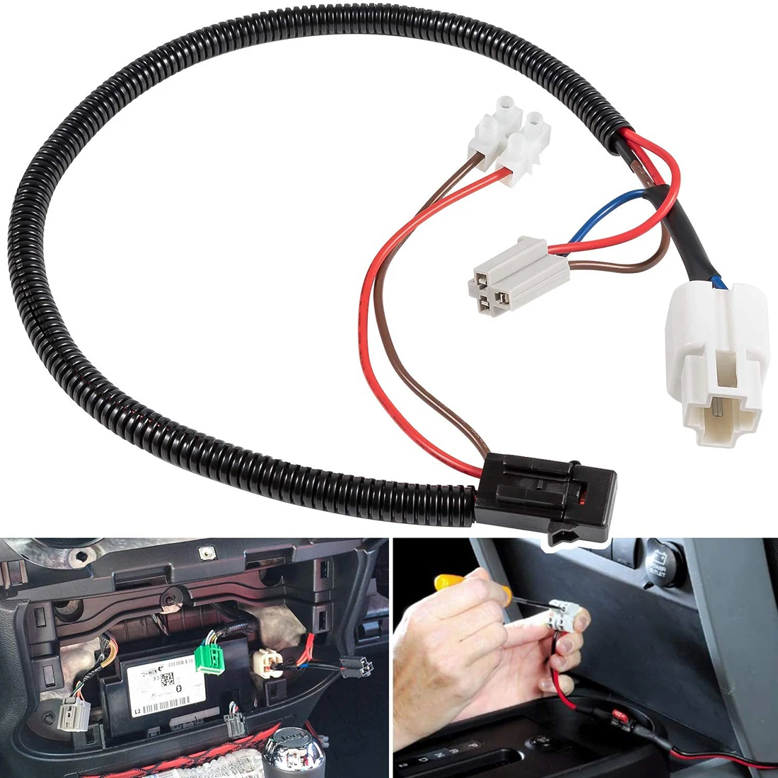 

Адаптер питания 12 В для Jeep Wrangler JL Unlimited, Gladiator JT 2018–202 годов и Jeep Wrangler JK TJ Unlimited