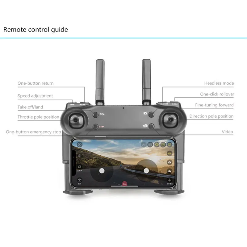 S165 Профессиональный WiFi FPV Дрон с двойной камерой 4K воздушная видео
