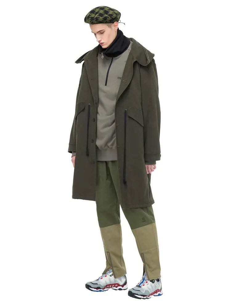 VIISHOW мужская зимняя куртка Брендовое зимнее пальто одежда 2018 однотонная парка