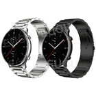 Ремешок титановый для Xiaomi Huami Amazfit GTR 2 2eGTR 47 ммStratos 3, металлический браслет для смарт-часов, наручные часы