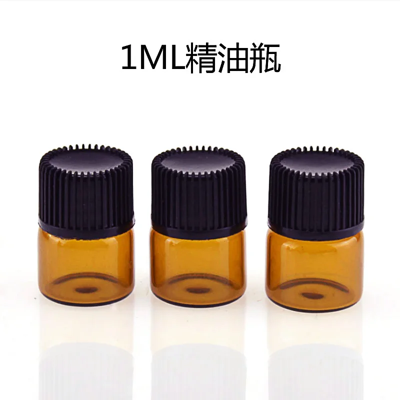 Флакон янтарного эфирного масла 1 мл 2 3 пустые коричневые стеклянные флаконы