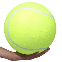 9 5inch rubber tennis ball thicker durable dog play fun thrower chucker training instincts interact fetch ball hot sale