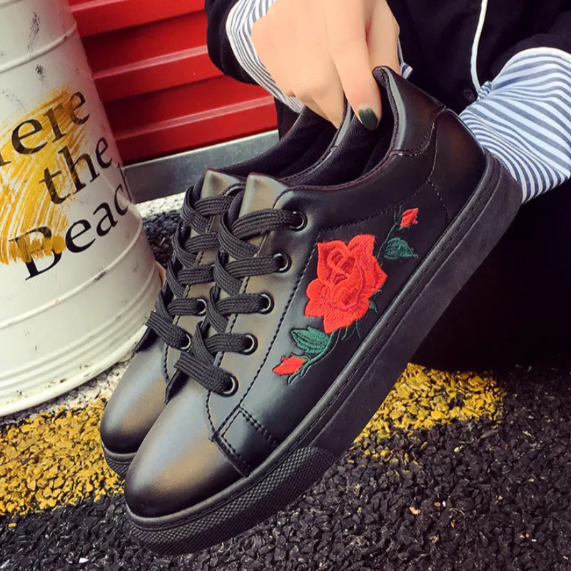 New Women Sale Comforte Flats Casual Shoes Embroired Comfortable Lace Up Sneakers | Обувь