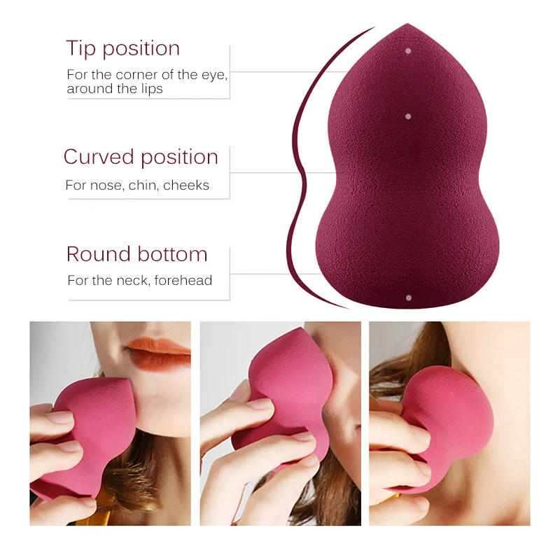 Профессиональная косметическая губка для нанесения основы консилера крема