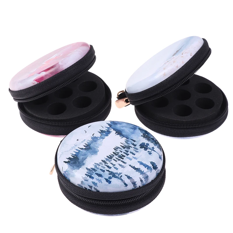 

Mini 7 Compartments 5ML Essential Oil Storage Bag Perfume Oil Essential Oil Box Travel Portable Storage Bag Sundries Organizer