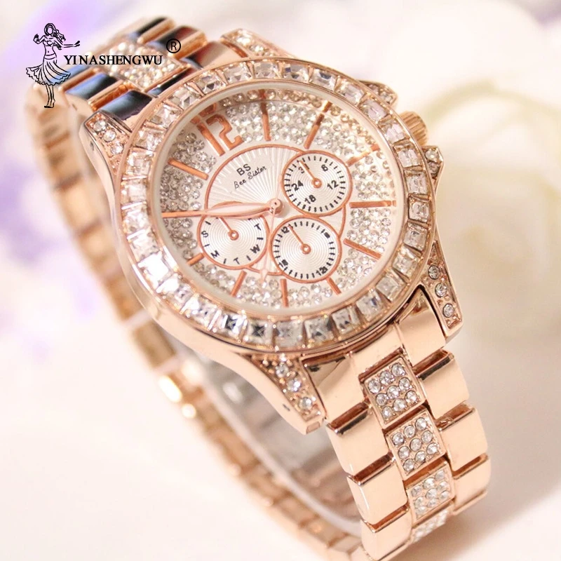 

Luxury Brand Women Watches 2019 Fashion New Creative Rose gold Ladies Quartz Watch Women Bracelet Wristwatches Relogio Masculino