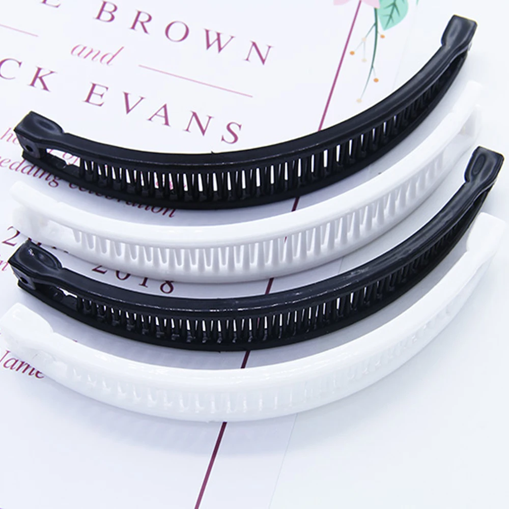 Рыба Форма заколки для волос клип заколка банан черный белый цвет аксессуары