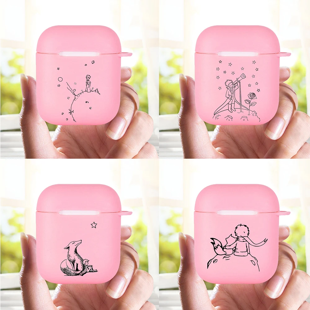 

New for Airpods 1/2 Earphone Cartoon The Little Prince The Earth Space Protector Fundas Airpods Case Air Pods Charging Box Bags