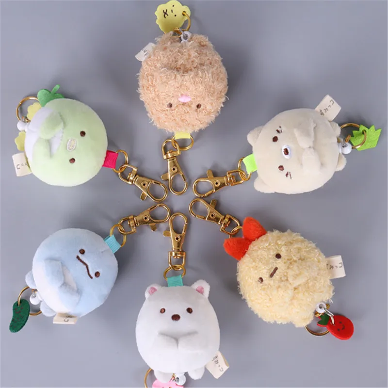 6 шт./лот Kawaii аниме Sumikko Gurashi плюшевые игрушки угол био Животные Мультфильм