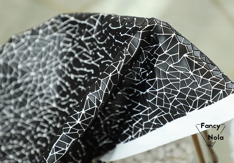 Оригинальные осколки ПВХ 3D стерео дизайнерская ткань специальная Складная