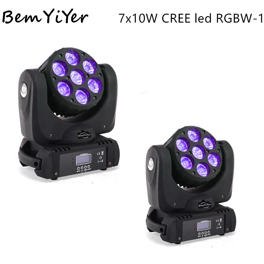 

2pack 7x10W Led Beam Wash Moving Head Light/RGBW-1/DJ Shows/Mobile Stages/Nightclubs/KTV Wedding party