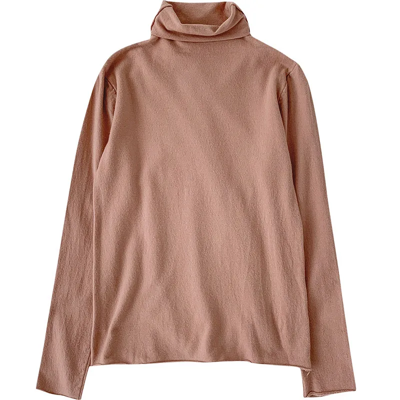 

Solid Long-Sleeved Knitted Women Sweater Pullovers Loose Casual All Match Female Buttoming Pulls Tops
