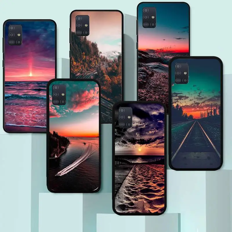 

Fantasy Sky Sea Scenery Cloud Phone Case TPU For Samsung S6 S7 S8 S9 S10 plus S20 S21 S30ultrs Fundas Cover