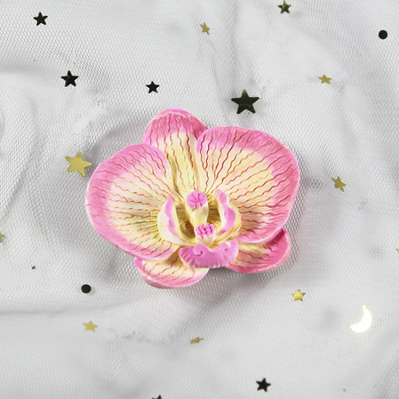 Силиконовая 3D форма для мыла в форме бабочки орхидеи помадки желе свечи