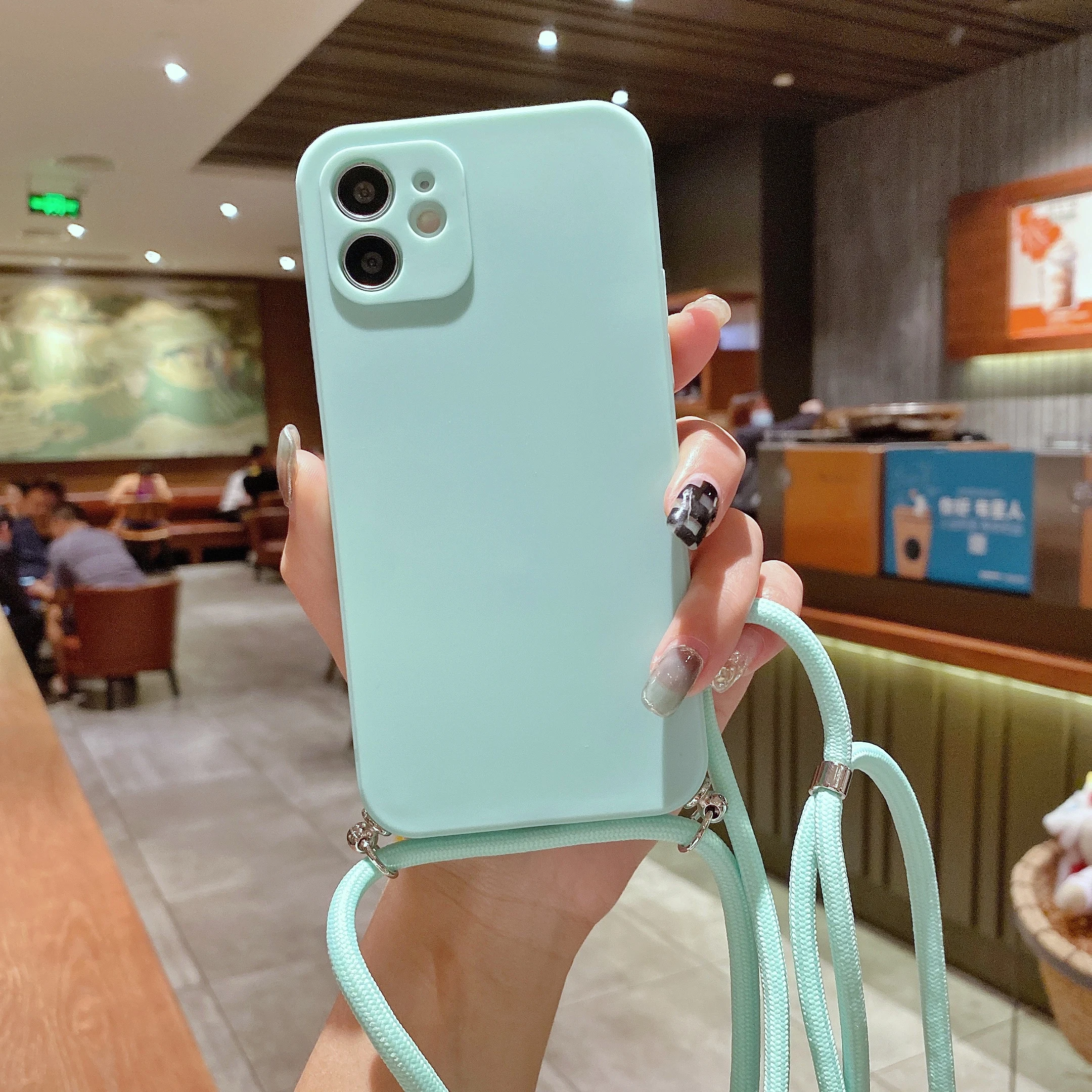 necklace lanyard phone case for samsung galaxy note 20 10 s21 plus s20 ultra s10 s9 plus a52 a72 a51 a71 strap cord chain cover free global shipping