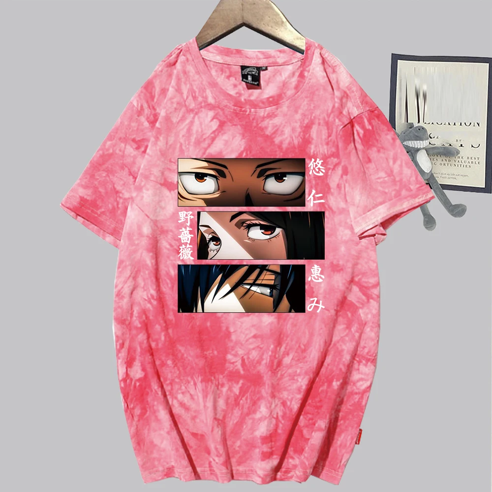 

Harajuku Jujutsu Kaisen T-shirt Loose Short Sleeve Men Women Summer Casual Tees Fashion Tops