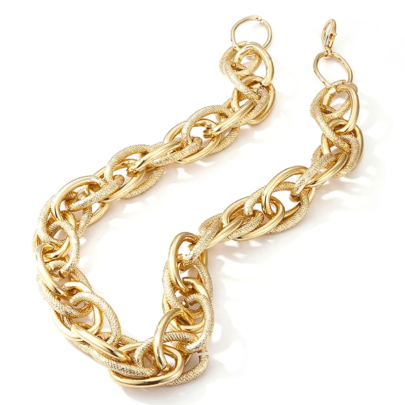 

Женское Ожерелье с замком, Массивное колье золотого и серебряного цвета, вечерние нее Ювелирное Украшение, 2021