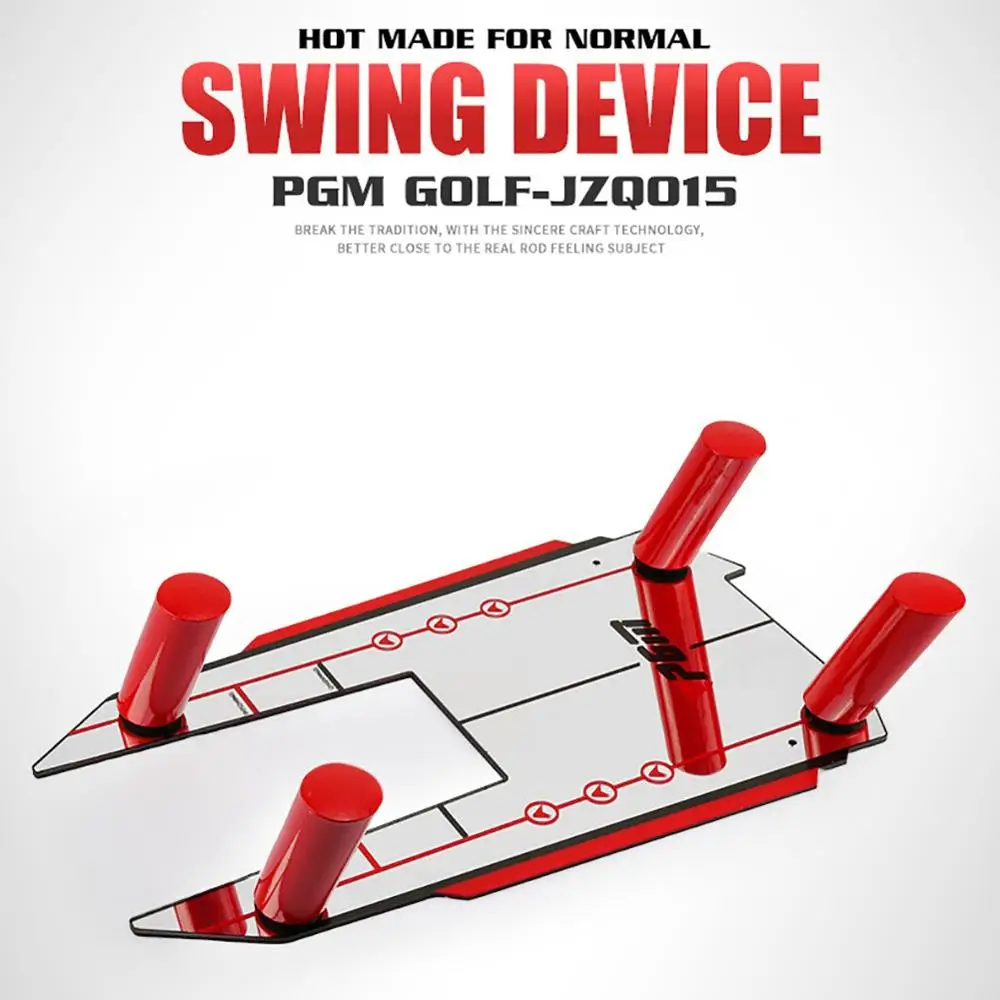 

Golf Swing Training Mirror Aid 4 Red Speed Rods With Carry Bag