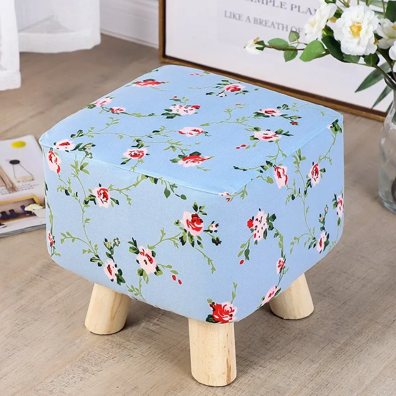 Чехол для хранения оттоманка чехлы из спандекса подножки жаккардовый чехол
