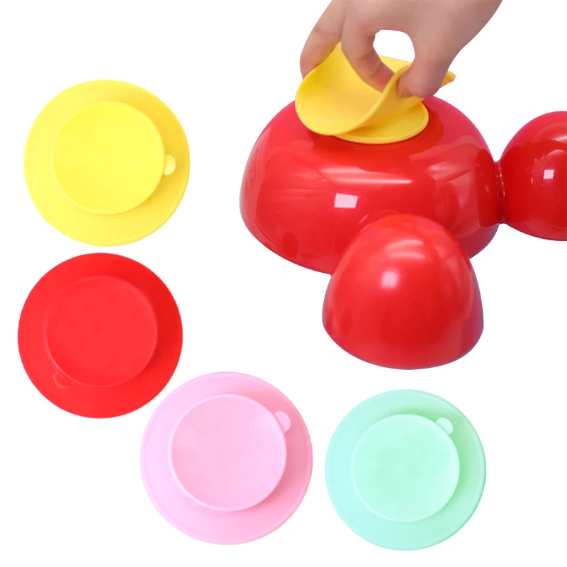 

Baby Boy Girls Toddler Double Sided Suction Cup Mat Tableware Sucker Anti-slip Bowl Dish Bowl Cup Pad Coaster Tools Hot