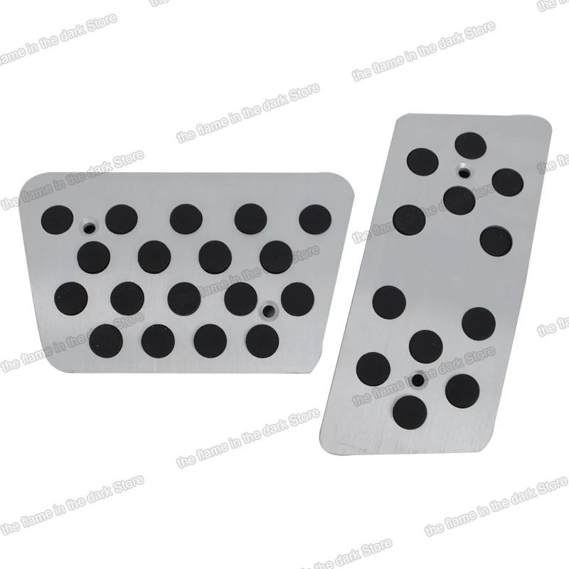 Lsrtw2017 алюминиевый сплав резиновый автомобильный акселератор педаль тормоза для